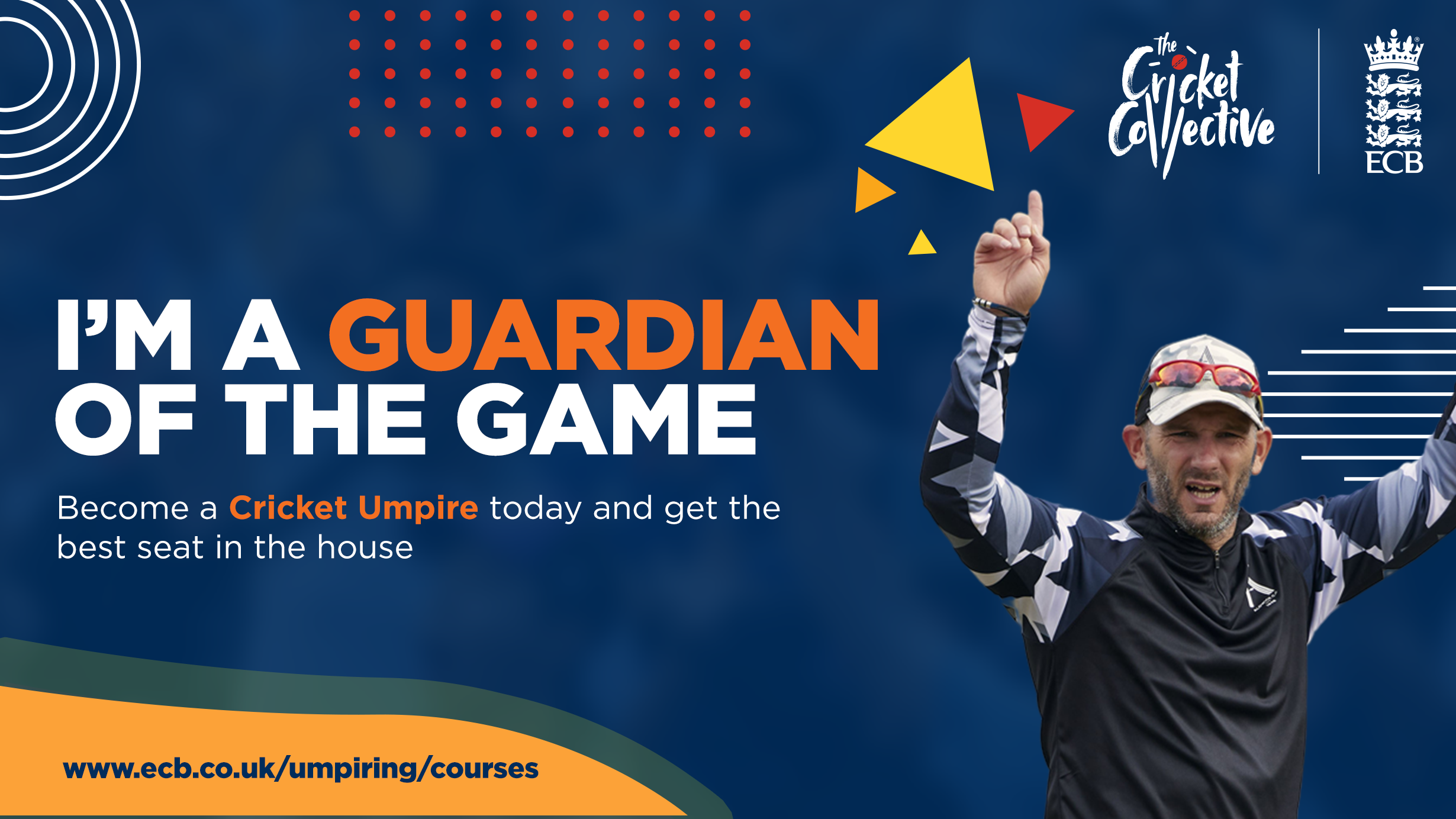 Umpiring: Best seat in the house