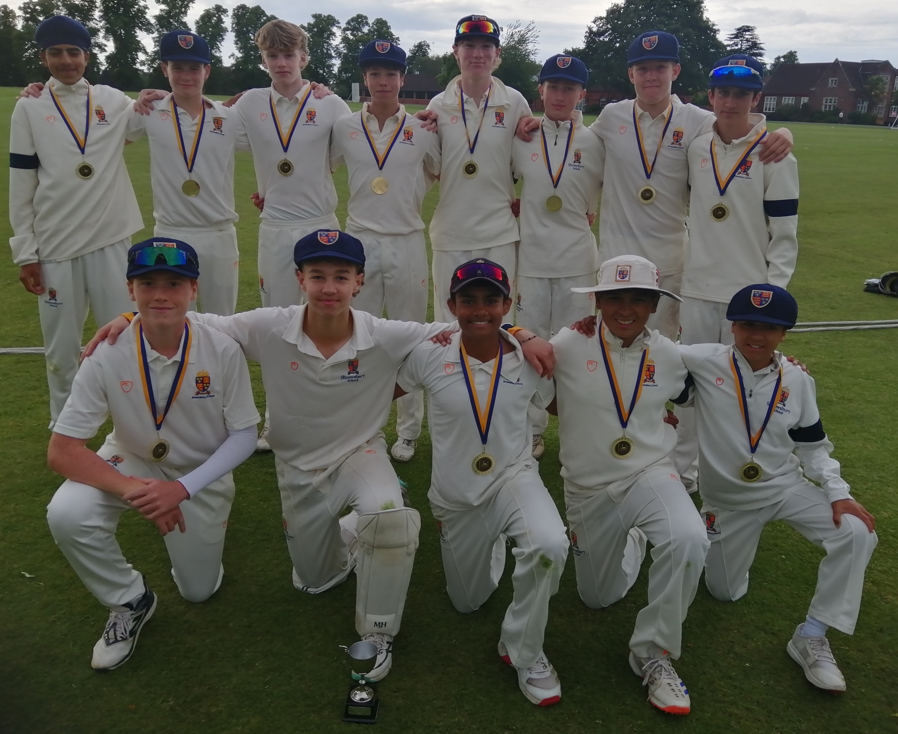 Shrewsbury School U15s claim county T20 title in run-fest