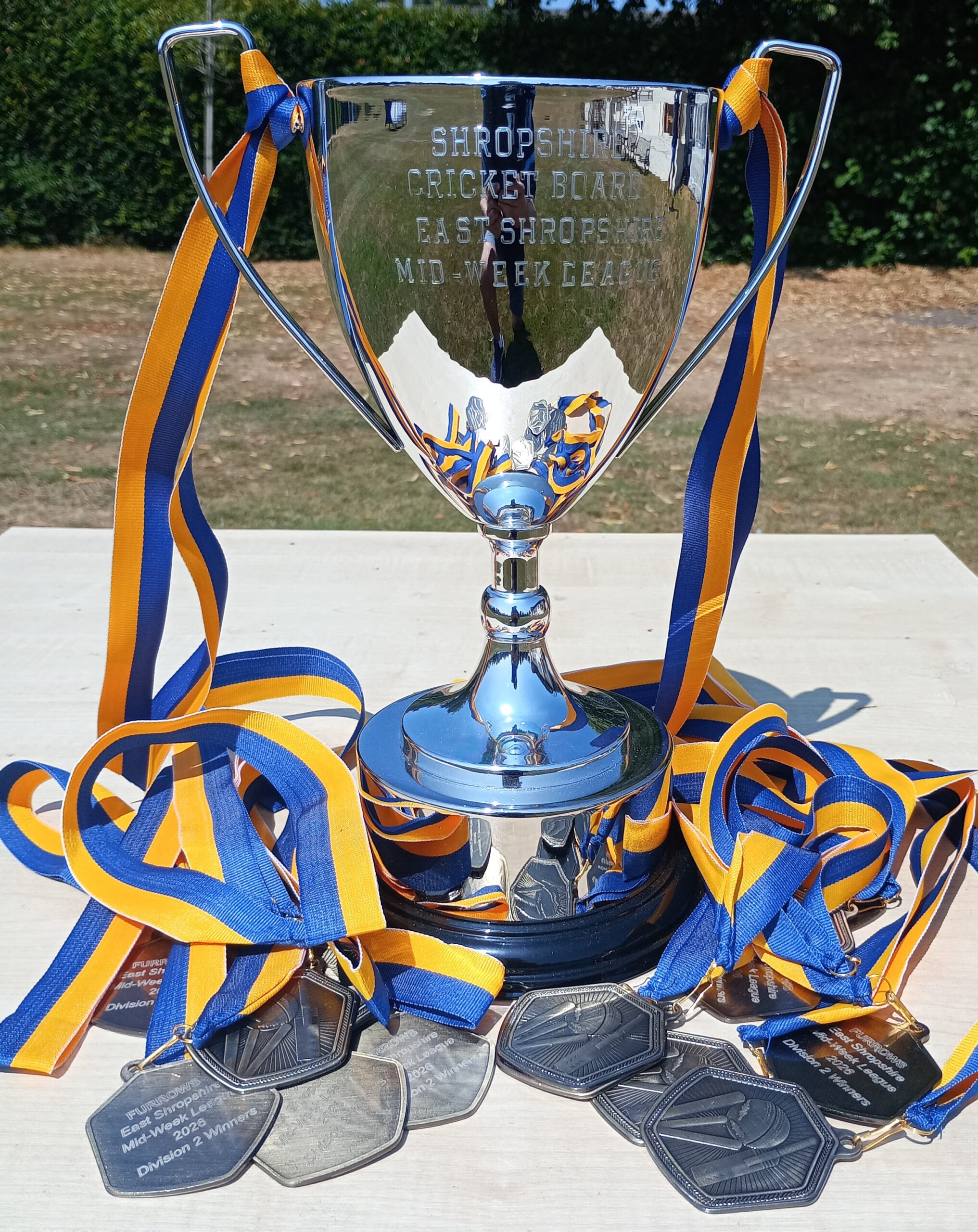 Furrows Mid-Week League Division Two trophy up for grabs